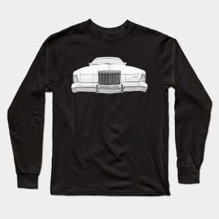 1970s Lincoln Continental classic car Long Sleeve T-Shirt